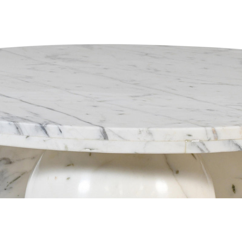 Meridian Spherical White Coffee Table (4 Boxes) IMAGE 6