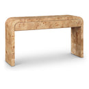 Meridian Cresthill Natural Ash Console Table IMAGE 1