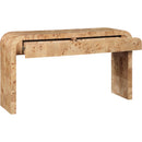 Meridian Cresthill Natural Ash Console Table IMAGE 3