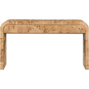 Meridian Cresthill Natural Ash Console Table IMAGE 4