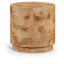 Meridian Burl Natural Ash End Table IMAGE 1
