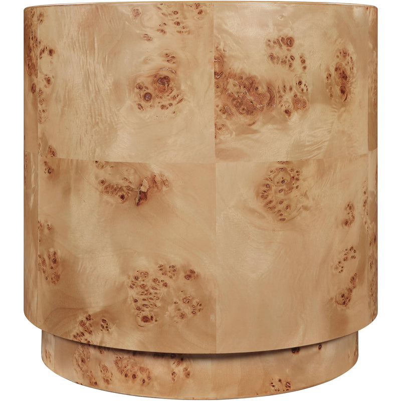 Meridian Burl Natural Ash End Table IMAGE 3