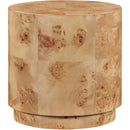 Meridian Burl Natural Ash End Table IMAGE 5