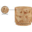 Meridian Burl Natural Ash End Table IMAGE 8