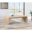 Meridian Cresthill White Oak Coffee Table IMAGE 2
