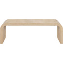 Meridian Cresthill White Oak Coffee Table IMAGE 3