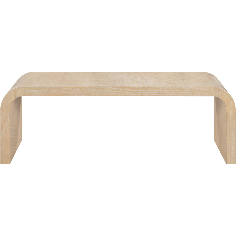 Meridian Cresthill White Oak Coffee Table IMAGE 3