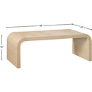 Meridian Cresthill White Oak Coffee Table IMAGE 8