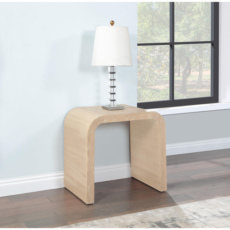Meridian Cresthill White Oak End Table IMAGE 2