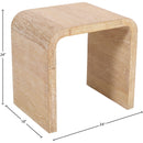 Meridian Cresthill White Oak End Table IMAGE 8