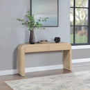 Meridian Cresthill White Oak Console Table IMAGE 2