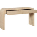 Meridian Cresthill White Oak Console Table IMAGE 3