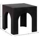 Meridian Arch Black End Table IMAGE 5