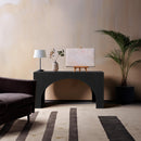 Meridian Arch Black Console Table IMAGE 2