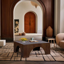 Meridian Arch Brown Coffee Table IMAGE 2
