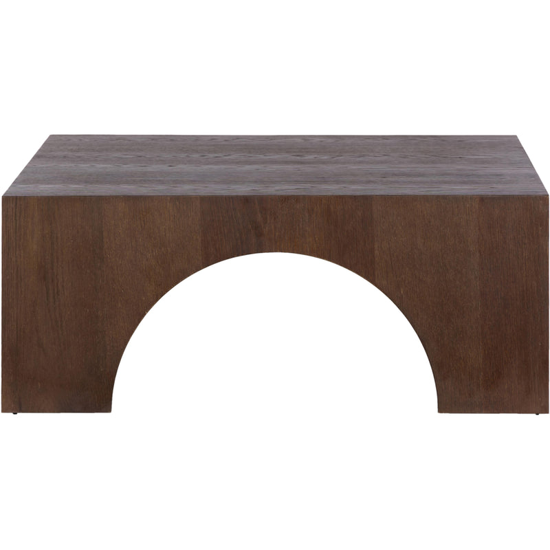 Meridian Arch Brown Coffee Table IMAGE 3