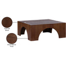 Meridian Arch Brown Coffee Table IMAGE 6