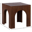 Meridian Arch Brown End Table IMAGE 5