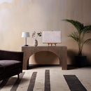 Meridian Arch Brown Console Table IMAGE 2