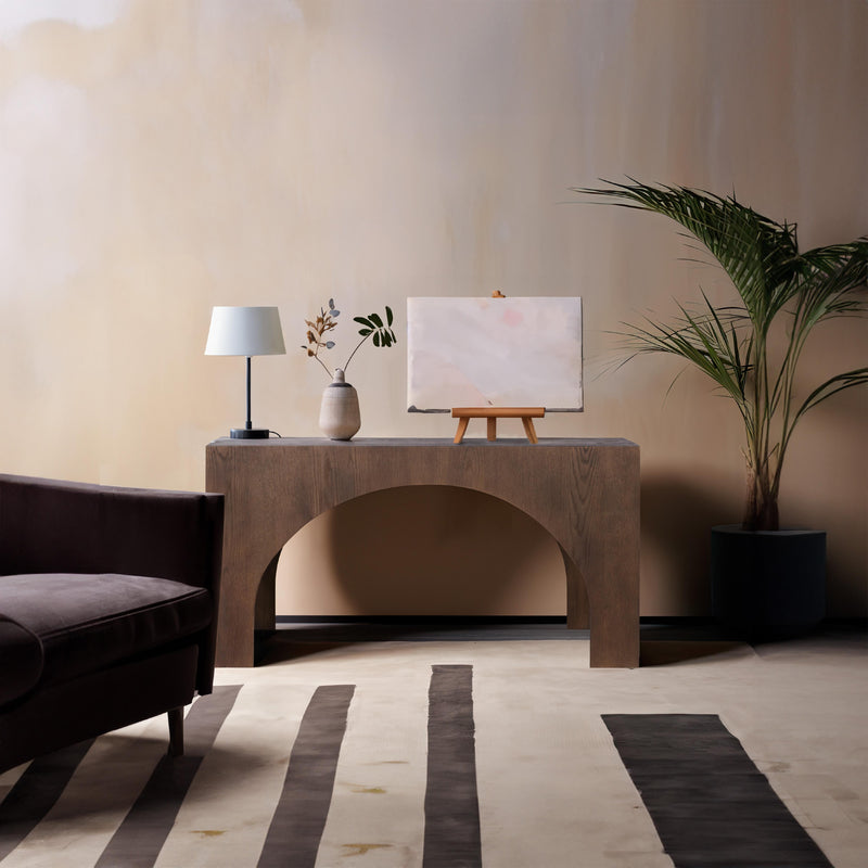 Meridian Arch Brown Console Table IMAGE 2