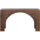 Meridian Arch Brown Console Table IMAGE 3