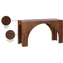 Meridian Arch Brown Console Table IMAGE 7