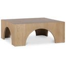 Meridian Arch Oak Coffee Table IMAGE 1