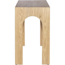 Meridian Arch Oak Console Table IMAGE 4
