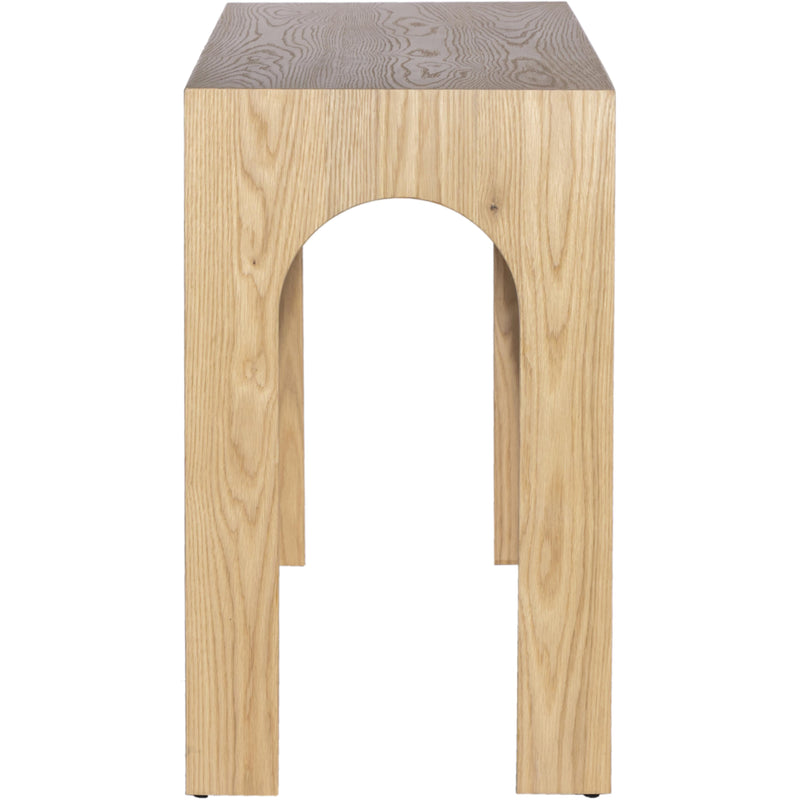 Meridian Arch Oak Console Table IMAGE 4