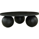 Meridian Spherical Black Coffee Table IMAGE 3