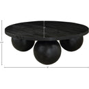 Meridian Spherical Black Coffee Table IMAGE 6