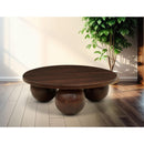 Meridian Spherical Brown Coffee Table IMAGE 2