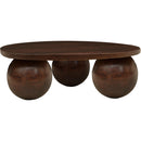 Meridian Spherical Brown Coffee Table IMAGE 3