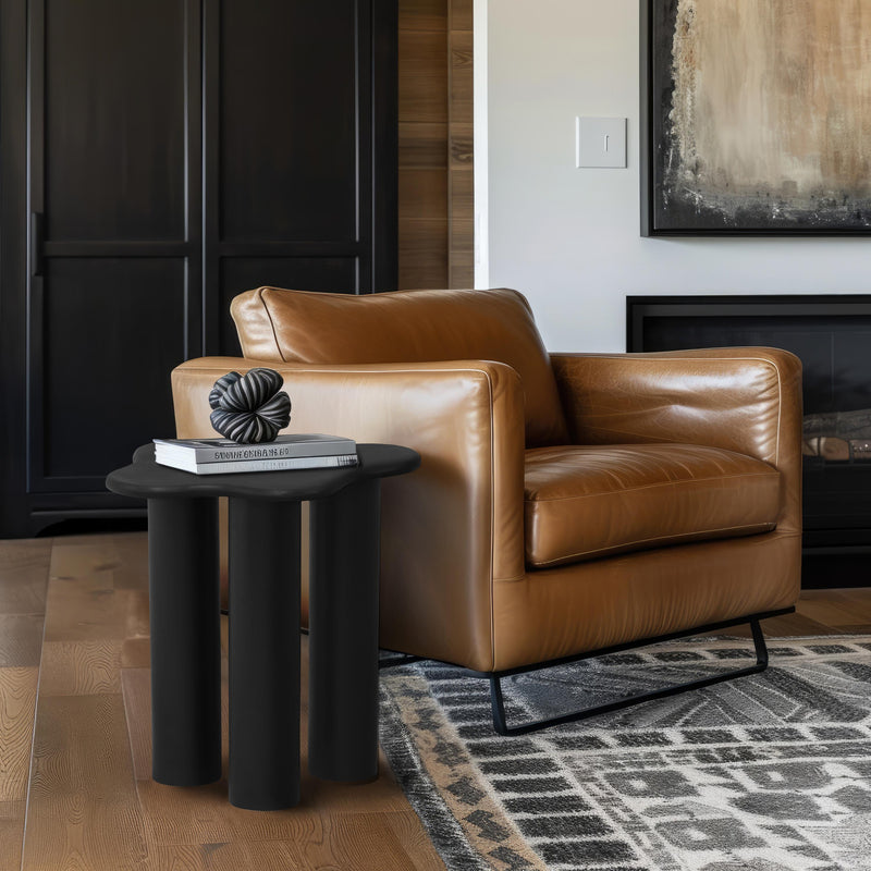 Meridian Romaine Black End Table IMAGE 2