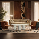 Meridian Romaine Cream Coffee Table IMAGE 2