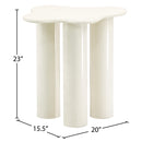 Meridian Romaine Cream End Table IMAGE 6