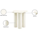 Meridian Romaine Cream End Table IMAGE 7