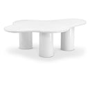 Meridian Romaine White Coffee Table IMAGE 1