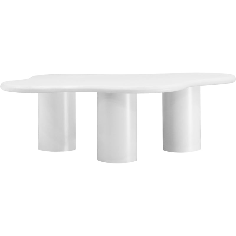 Meridian Romaine White Coffee Table IMAGE 3