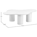Meridian Romaine White Coffee Table IMAGE 6