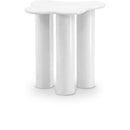 Meridian Romaine White End Table IMAGE 1