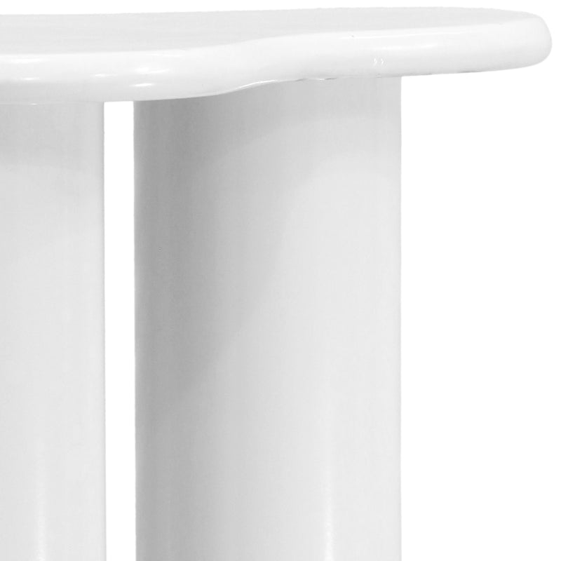 Meridian Romaine White End Table IMAGE 5