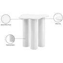 Meridian Romaine White End Table IMAGE 7
