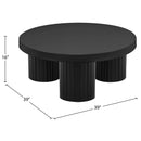 Meridian Rhodes Black Coffee Table IMAGE 6