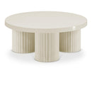 Meridian Rhodes Cream Coffee Table IMAGE 1