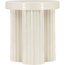 Meridian Rhodes Cream End Table IMAGE 3