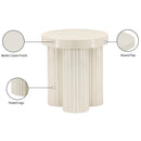 Meridian Rhodes Cream End Table IMAGE 7