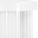 Meridian Rhodes White End Table IMAGE 5