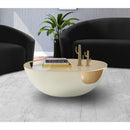 Meridian Doma Cream / Gold Coffee Table IMAGE 2