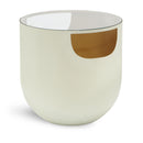 Meridian Doma Cream / Gold End Table IMAGE 1